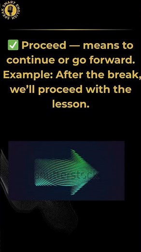 Difference Between Precede and Proceed | Confused Words Explained #Shorts