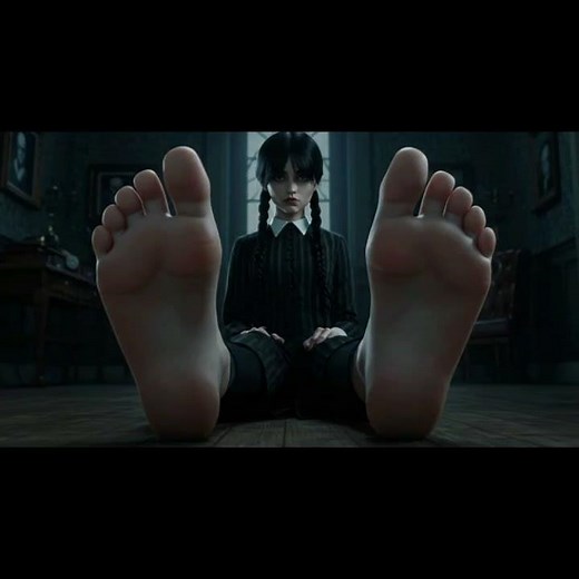 Wednesday addams and Mavis Dracula feet