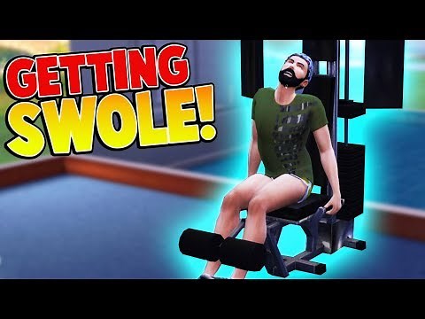 GETTING HUGE MUSCLES AND BIGGER BRAINS! (The Sims 4 Gameplay)