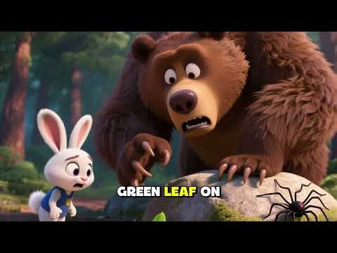 The Big Bear is Scared of... A SPIDER?! 🐻🕷️ Funny Kids Story | Leo's Little Tales