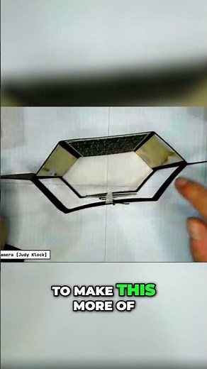 Floating Card Tutorial: DIY Ornament That Wows! #shorts