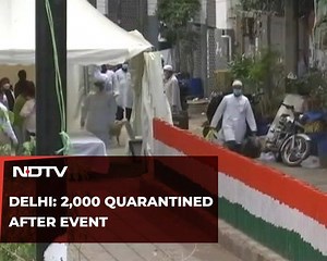 94K views · 569 reactions | Hundreds are believed to be under quarantine after several who attended a religious gathering in Delhi's Nizamuddin area tested positive for coronavirus. Some had also come from countries like Indonesia, Malaysia and Saudi Arabia.The area has now been sealed. | NDTV | Facebook