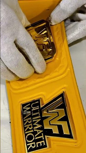 WWF warrior intercontinental championship belt by top shelf belts #championshipbelts #wrestlingbelt