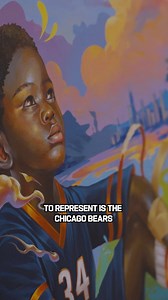 Chicago artist Kayla Mahaffey brings her signature mix of cartoon flair and literary depth to Artist Replay, spotlighting the legendary Walter Payton in a bold tribute piece. Tune in this season across the NFL to learn more about each artist and visit nfl.com/artistreplay to learn more about their work! | NFL