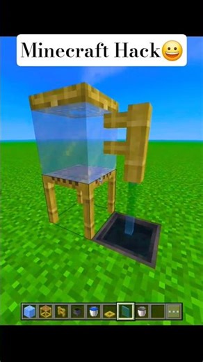 Minecraft build Hack #minecraft #youtubeshorts #shorts #viral #rockefellerstreet #task #memes #trend