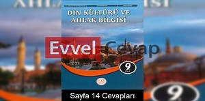9. Sınıf Din Kültürü Ders Kitabı Cevapları Meb Yayınları Sayfa 14
