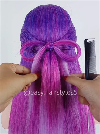 Stylish Bow Hairstyles for School and Outings