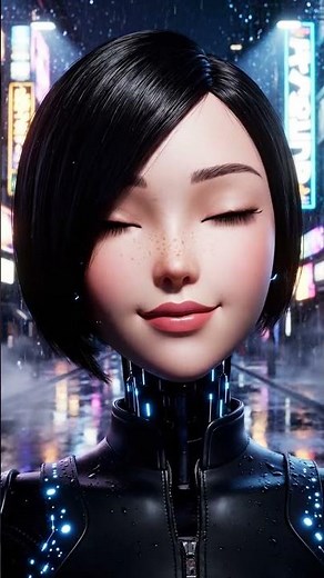 Humanoid Robot Awakens | Cute Futuristic AI Character #humanoidrobot #robot #robotics #ai