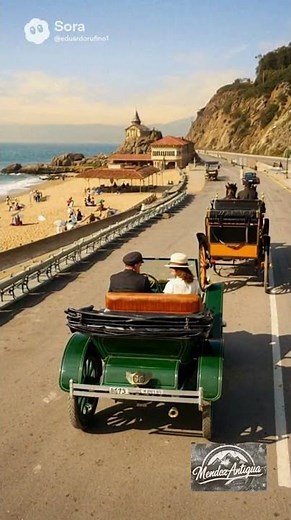 La playa perdida de Viña del Mar: la postal de 1913 que revive un paraíso borrado por el tiempo