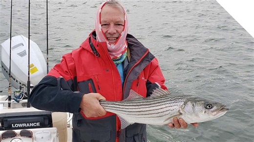 Top water striper - salt water fishing