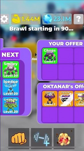 Trading Chops In Muscle Legends W trade