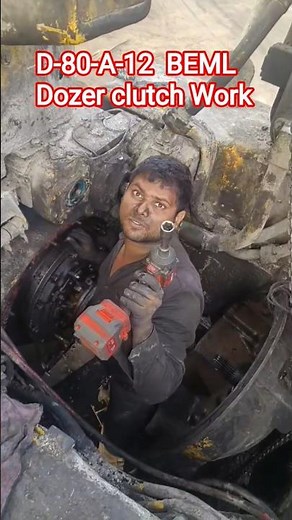 clutch Work #new battery charging air gun 🔫 D-80-A-12 #dozer #shots #video please support #subscribe