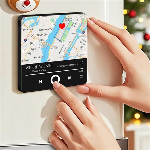 Custom Map Music Refrigerator Magnets: Sentimental Gift for Valentines, Anniversary, the Place We Met - Etsy