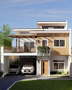 1.4M views · 24K reactions | This is a Modern-Tropical House Design that has four bedrooms and two bathrooms. It features a backyard with a plunge pool, a One Piece-Themed bedroom, and a BTS-themed master bedroom. #fyp #minimalist #housedesign #interiordesign #3d #animation #housetour #design #lifestyle #house #architecture #furniture #decor | Architect Niñs | Facebook