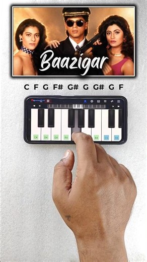 Baazigar Easy Piano Tutorial