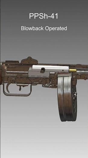 Soviet Open Bolt Submachine Gun | PPSh-41 Submachine Gun|WW2 SMG | How It Works
