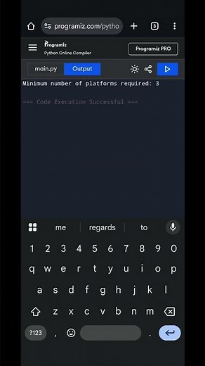 Minimum Number of Platforms Required for Trains | Optimal Python Solution