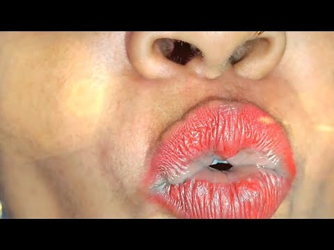 Lips and closeup lips video Macro Shots Mouth Play Zoom camera