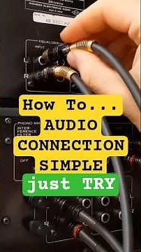 How To Connect Your Stereo Setup Amplifier Equalizer Deck Player Turntable #mariushifi #audio #diy