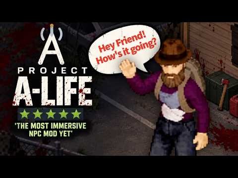 This New Mod Adds LIVING NPCs to Project Zomboid! | Project A-life
