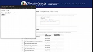 Build Henrico - Procedure for Requesting Final Building Inspection for New Residential Home