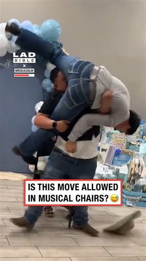 The most dramatic musical chairs I've ever witnessed 😂👀 | LADbible