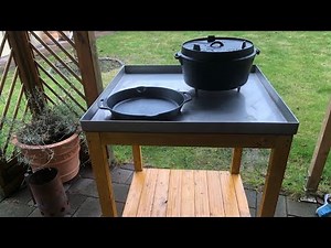 Dutch oven Tisch bauen für unter 50€