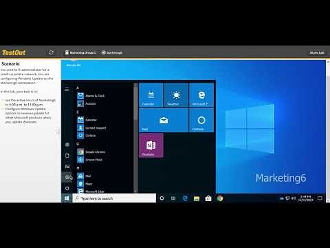8.5.4 Configure Windows Update