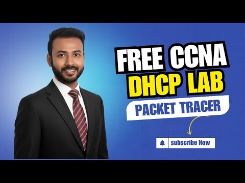 Free CCNA Bangla 2025 | Day 59 Lab | DHCP Configuration in Packet Tracer CCNA Lab Tutorial