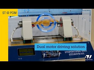 ST@PCIM: Dual brushless drive demo (STSPIN32G4, STDRIVE101 )