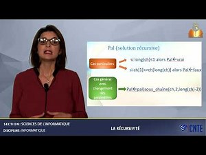 Section Sciences de l'informatique: Matière informatique : La récursivité