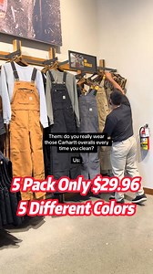🔥 CARHARTT DENIM BIB OVERALLS: Your Ultimate On-the-Job Companion! 🔥 Tired of compromised mobility and scattered tools? Ready to experience workwear engineered for REAL work? Meet the Carhartt Men's Denim Bib Overalls - where legendary durability meets intelligent design. Built to keep you protected, organized, and moving freely through the toughest workdays. 🛠️ UNMATCHED UTILITY & COMFORT: ✅ ADJUSTABLE STRAP SYSTEM • Customizable fit for all body types • Cross-back design for optimal weight 