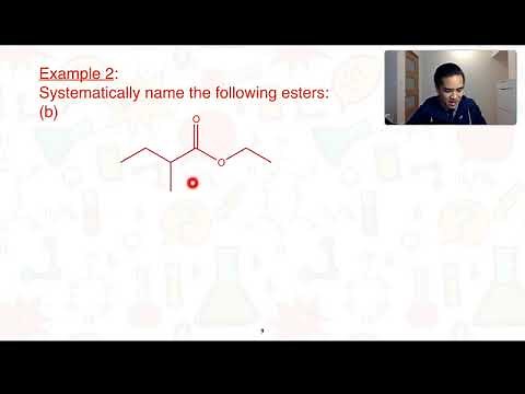 Stage 2 Chemistry 3.7 Esters (Part 1.1 of 2)