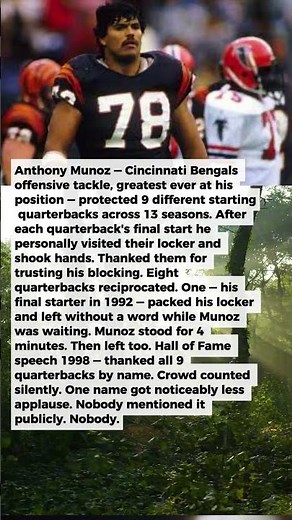 9 Years Playing. 9 Quarterbacks Protected. Then the Last One Never Said Thank You.