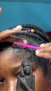 560K views · 2.1K reactions | How to lay your edges for beginners  #hairtransformation | Esty hairstyles tutorials and lifestyle | Facebook
