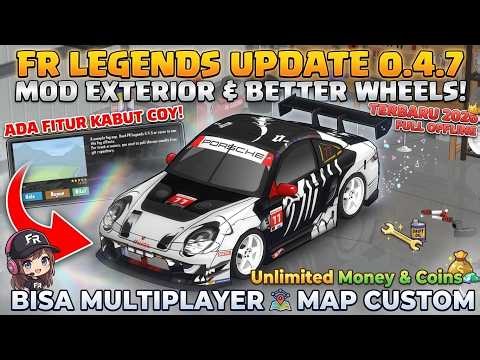 FR Legends Mod APK 0.4.7 🚗 Unlimited Money + Free Shopping | New Update 2026 🔥