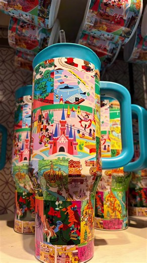New Disney park map merch has arrived in WDW #disney #waltdisneyworld #disneyparkmaps #maps