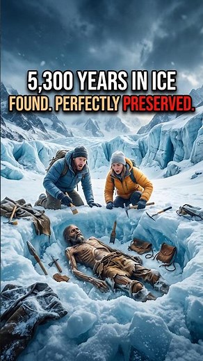 They Found a 5,300-Year-Old Man in Ice 🧊😳