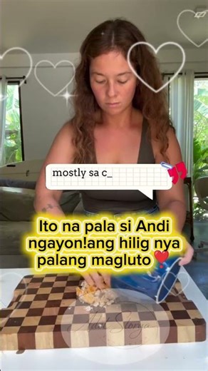 ito na pala si Andi ngayon!Enjoying cooking🥣#andieigenmann #viralngayon #filipinoactress