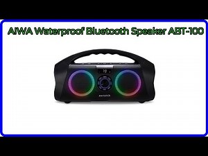 REVIEW (2026): AIWA Waterproof Bluetooth Speaker ABT-100. ESSENTIAL details.