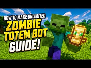 Unlimited Zombie Totem Bot in MCPE! 😱| Also for bedrock