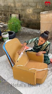 25M views · 5.3K reactions | Old plastic chair ideas - swing making #diy #chair #swing | Hetal's Heart | Facebook