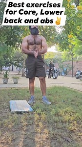Best exercises for lower back, core and abs✌️ #motivation #fitnessmotivation #fit #positivevibes | Dhaliwal Sukhwant