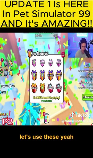 P2_UPDATE 1 Is HERE In Pet Simulator 99 AND It's AMAZING!!