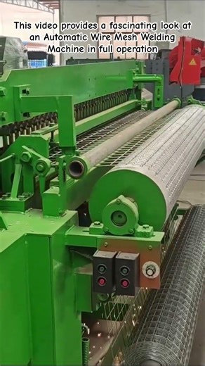 Industrial Precision: How Steel Wire Mesh is Welded at High Speed #IndustrialMachinery #WireMesh