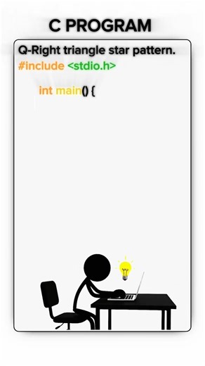 Pattern Printing Logic for Beginners 📝 #pattern #coding #bitwise #shortvideo #shorts