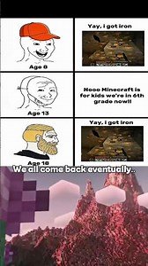 Everyone comes back to Minecraft eventually ⛏️ #minecraft #nostalgia #shorts