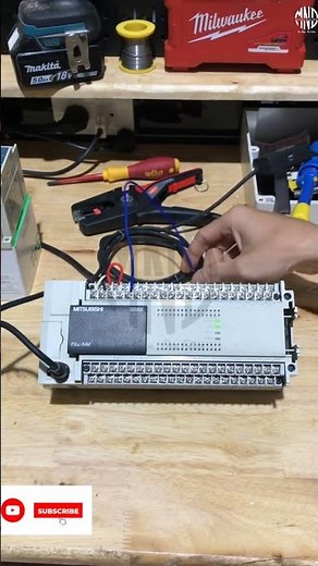 Testing Mitsubishi PLC #MitsubishiPLC #IndustrialAutomation #MNDIndustrialLink #AutomationSolutions