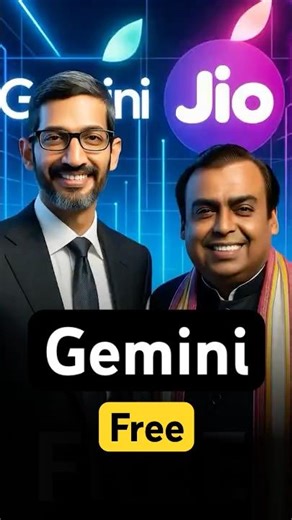 Get Gemini for FREE - for Jio Users (India)
