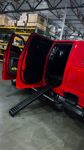 Pride Outfitting on Instagram: "Custom pull out K9 ramp completed in house at Pride Outfitting🤙🏾"